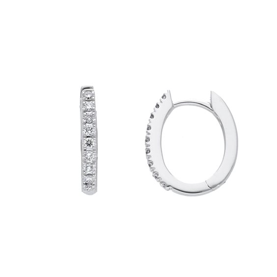 Orecchini Babila Milano Donna For You Collection in Oro bianco Diamante 0.19 Ct 225278 - 225278